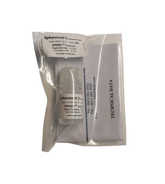 AccuCount Blank, 10^6/mL, 5.0-5.9µm - 10 mL